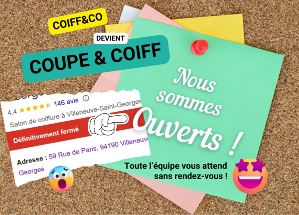 Coiff&co devient Coupe & Coiff