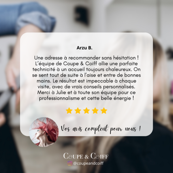 L'avis d'une de nos clientes